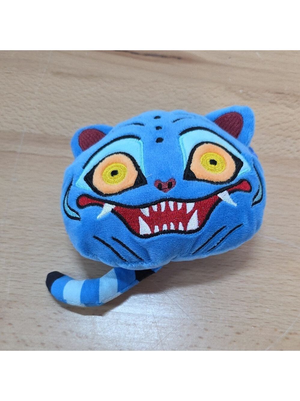 Blue Striped Cat Plush Toy